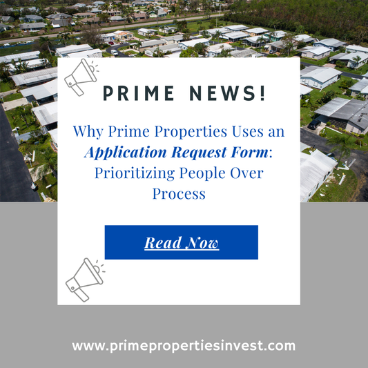 Why Prime Properties Uses an Application Request Form